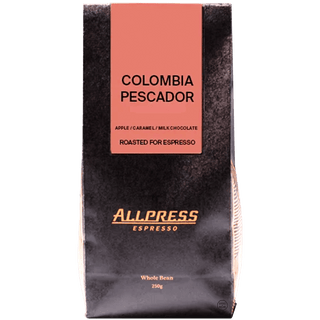 ALLPRESS WHOLE BEAN COFFEE 250g COLOMBIAN PESCADOR - DYKE & DEAN