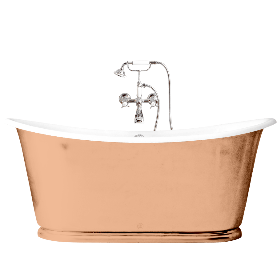 ANTICA ENAMEL CAST IRON BATHTUB COPPER - DYKE & DEAN