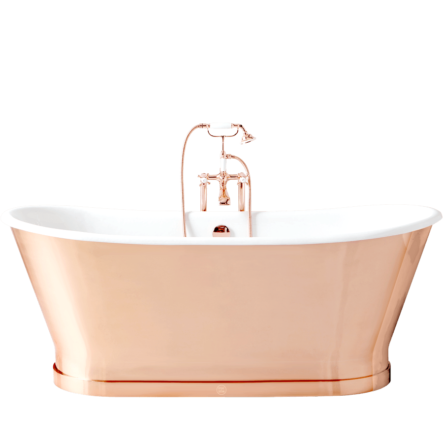 ANTICA ENAMEL CAST IRON BATHTUB COPPER - DYKE & DEAN