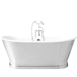 ANTICA ENAMEL CAST IRON BATHTUB COPPER/ SILVER/ GOLD FOIL - DYKE & DEAN