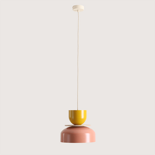 ARTERA PENDANT DISC LIGHT CORAL MUSTARD - DYKE & DEAN