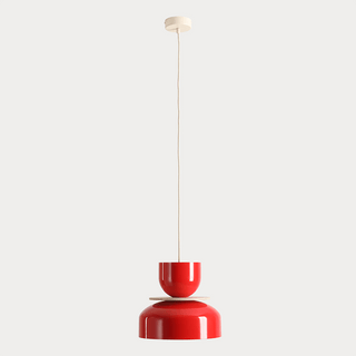 ARTERA PENDANT DISC LIGHT RED - DYKE & DEAN