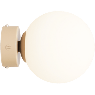 BALL GLOBE OPAL WALL CEILING LIGHT BEIGE - DYKE & DEAN