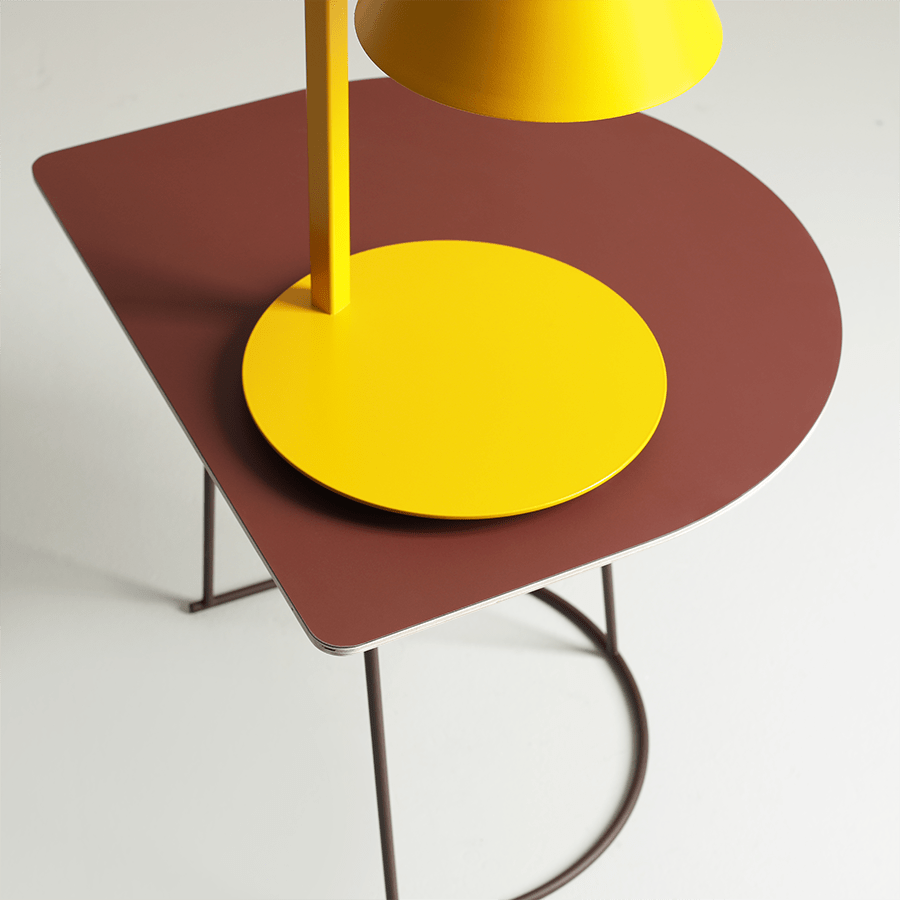 BATON CONE TABLE LIGHT YELLOW - DYKE & DEAN