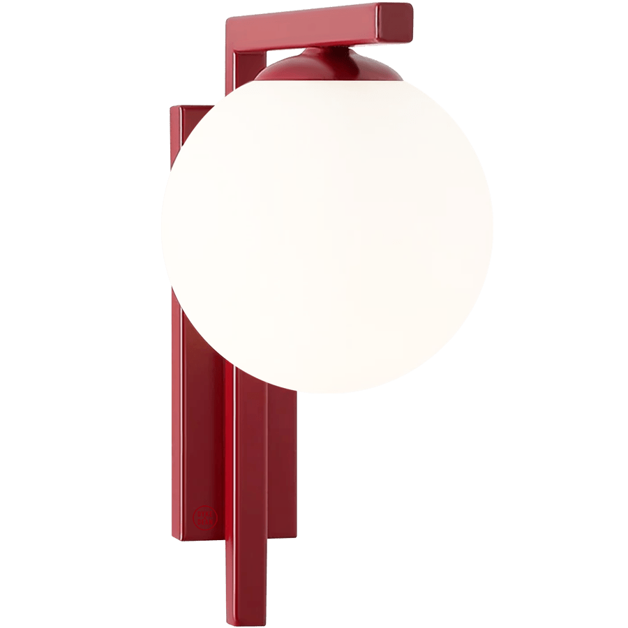 BATON GLOBE WALL LIGHT RED WINE - DYKE & DEAN