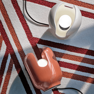 BATUCADA FLOOR & TABLE LIGHT CERAMIC ORANGE - DYKE & DEAN