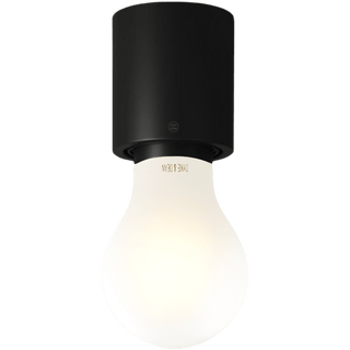 BLACK WATERPROOF E27 LAMP HOLDER - DYKE & DEAN