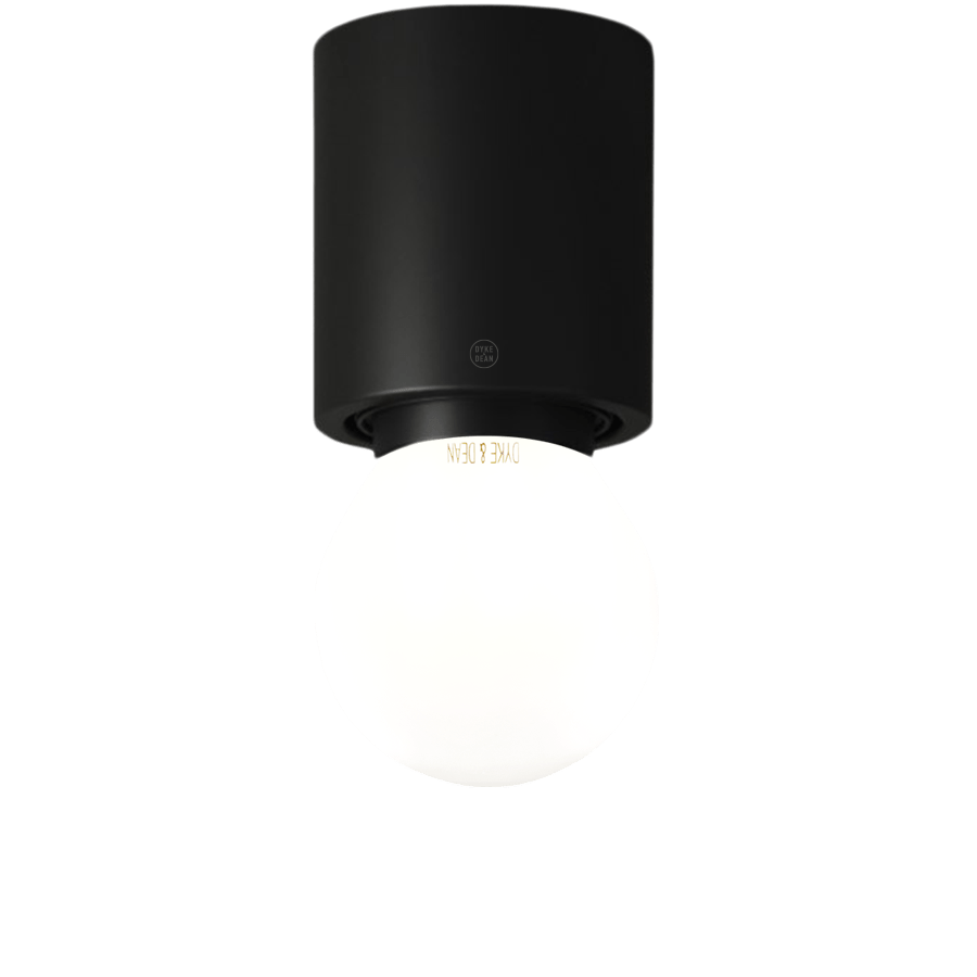 BLACK WATERPROOF E27 LAMP HOLDER - DYKE & DEAN