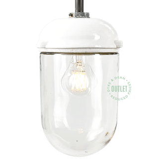 CERAMIC PENDANT E27 VINTAGE INDUSTRIAL OUTLET - DYKE & DEAN