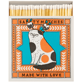 CHRISTMAS CAT LUXURY SAFETY MATCHES - DYKE & DEAN