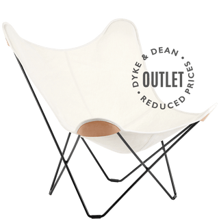 CUERO BUTTERFLY CANVAS CHAIR OUTLET - DYKE & DEAN