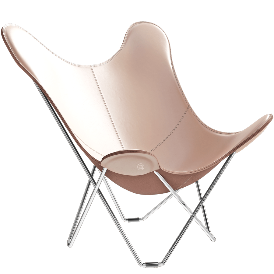 CUERO BUTTERFLY CHAIR CHROME FRAME - DYKE & DEAN