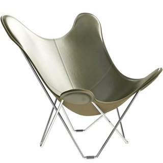 CUERO BUTTERFLY CHAIR CHROME FRAME - DYKE & DEAN