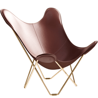 CUERO BUTTERFLY CHAIR GOLD FRAME - DYKE & DEAN