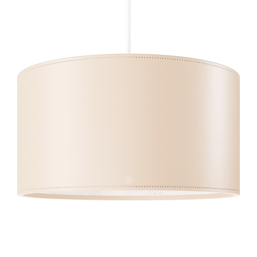 CUERO DRUM LEATHER PENDANT LIGHT CRUDE - DYKE & DEAN