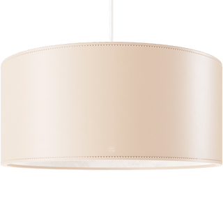 CUERO DRUM LEATHER PENDANT LIGHT CRUDE - DYKE & DEAN