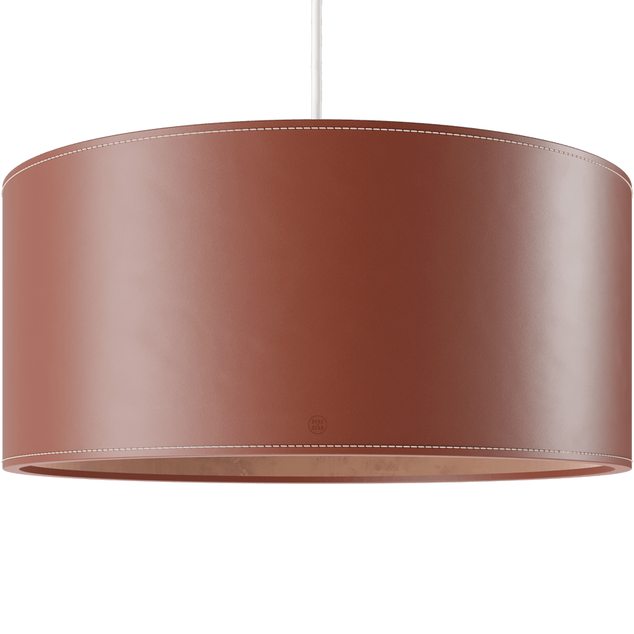 CUERO DRUM LEATHER PENDANT LIGHT MONTANA - DYKE & DEAN