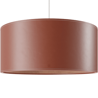 CUERO DRUM LEATHER PENDANT LIGHT MONTANA - DYKE & DEAN