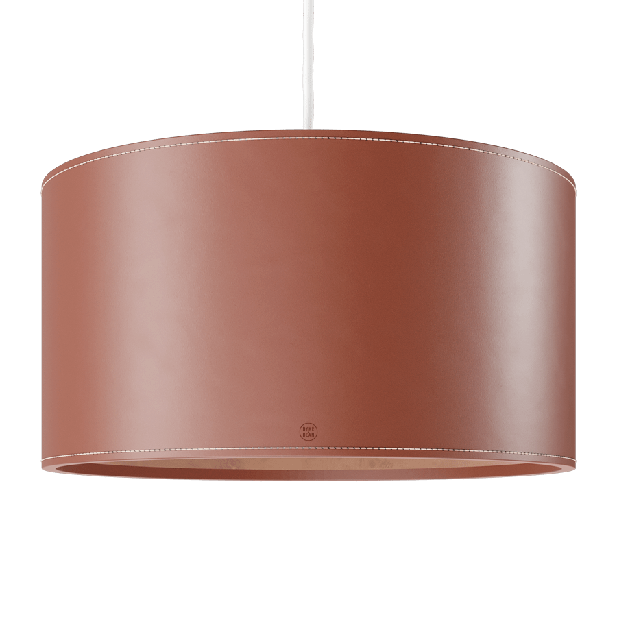 CUERO DRUM LEATHER PENDANT LIGHT MONTANA - DYKE & DEAN