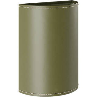 CUERO LEATHER E27 WALL LIGHT SMALL GREEN - DYKE & DEAN