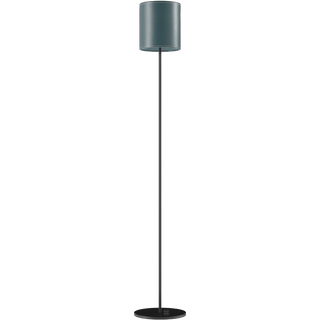 CUERO LEATHER FLOOR LAMP BLUE - DYKE & DEAN