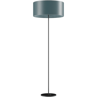 CUERO LEATHER FLOOR LAMP BLUE - DYKE & DEAN