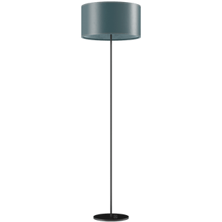 CUERO LEATHER FLOOR LAMP BLUE - DYKE & DEAN