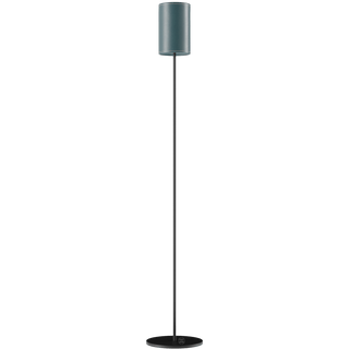 CUERO LEATHER FLOOR LAMP BLUE - DYKE & DEAN