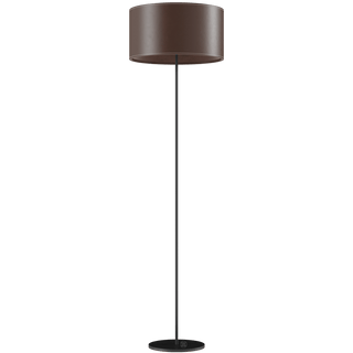 CUERO LEATHER FLOOR LAMP CHOCOLATE - DYKE & DEAN