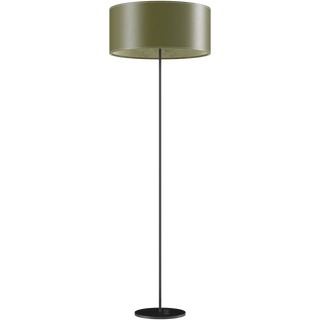 CUERO LEATHER FLOOR LAMP GREEN - DYKE & DEAN