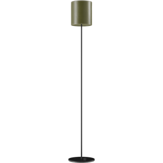 CUERO LEATHER FLOOR LAMP GREEN - DYKE & DEAN