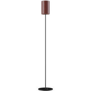 CUERO LEATHER FLOOR LAMP OAK - DYKE & DEAN