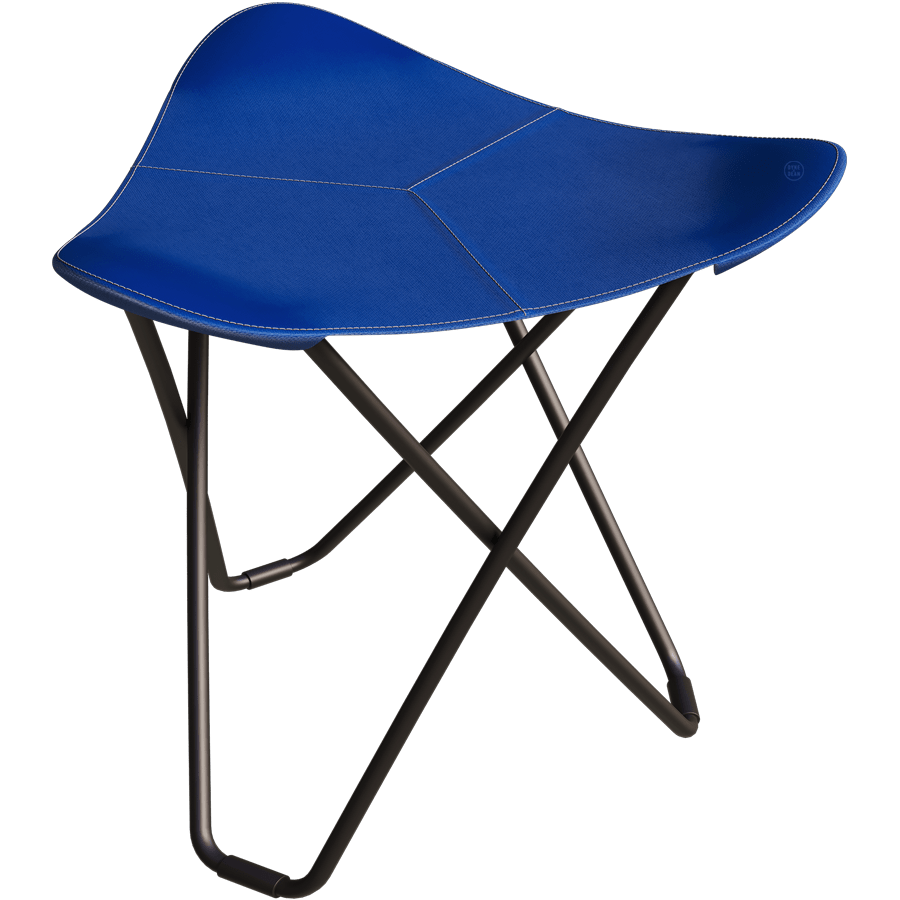 CUERO SUNSHINE FLYING GOOSE OUTDOOR STOOL BLACK FRAME - DYKE & DEAN