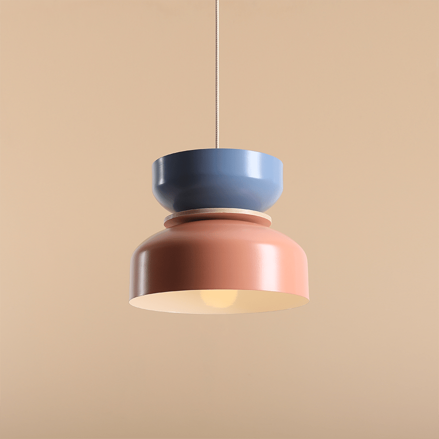 DOME PENDANT DISC LIGHT BLUE CORAL - DYKE & DEAN