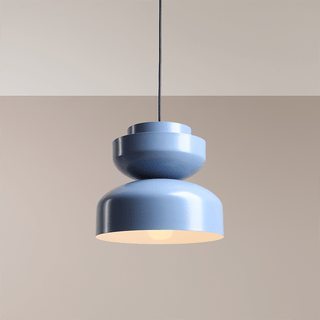 DOME PENDANT DISC LIGHT DUSTY BLUE - DYKE & DEAN