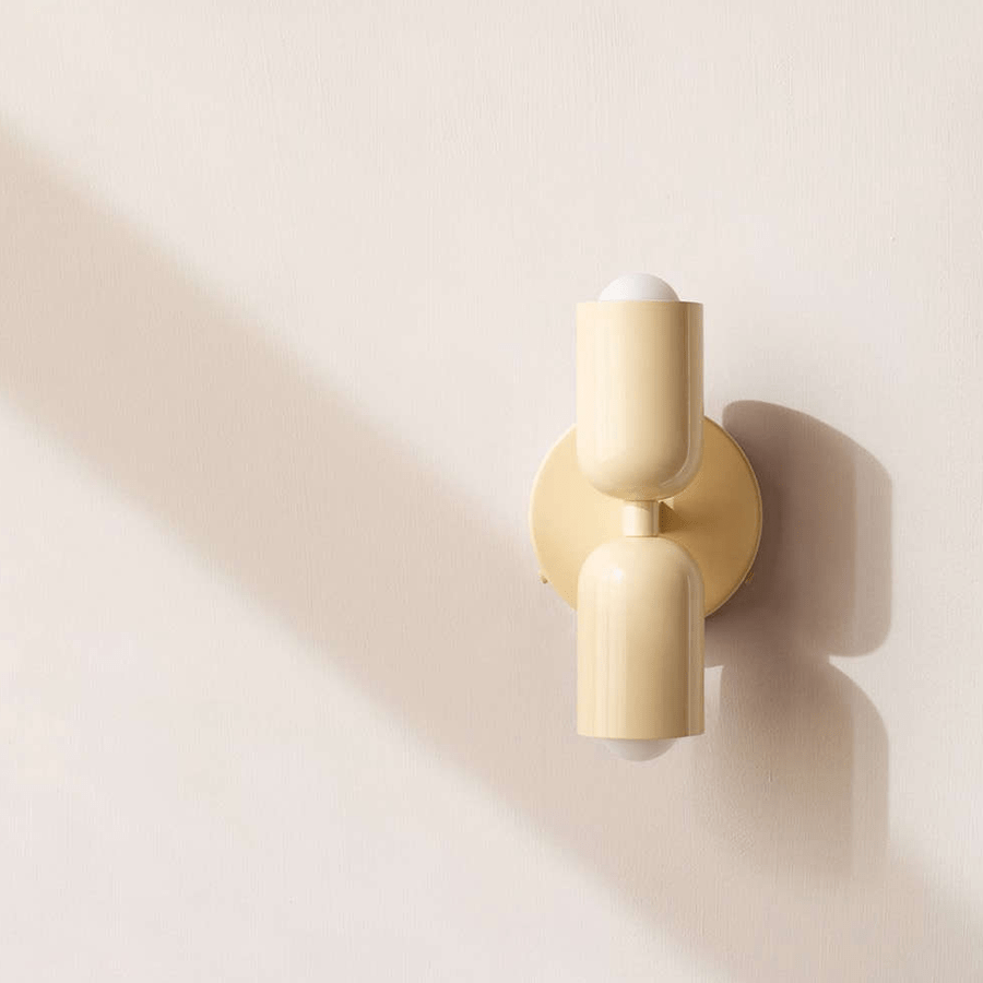 DOUBLE SCONCE CREAM GREEN - DYKE & DEAN