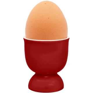 DYKE & DEAN CERAMIC EGG CUP RED - DYKE & DEAN