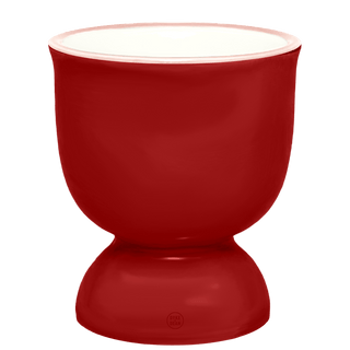 DYKE & DEAN CERAMIC EGG CUP RED - DYKE & DEAN