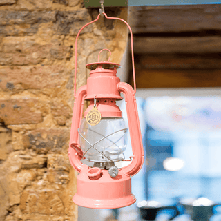 DYKE & DEAN HURRICANE LANTERN DEEP PINK - DYKE & DEAN