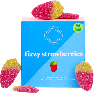 FIZZY STRAWBERRIES GIFTBOX - DYKE & DEAN