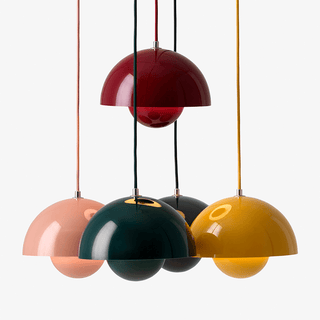 FLOWERPOT PENDANT LAMP DARK PLUM - DYKE & DEAN