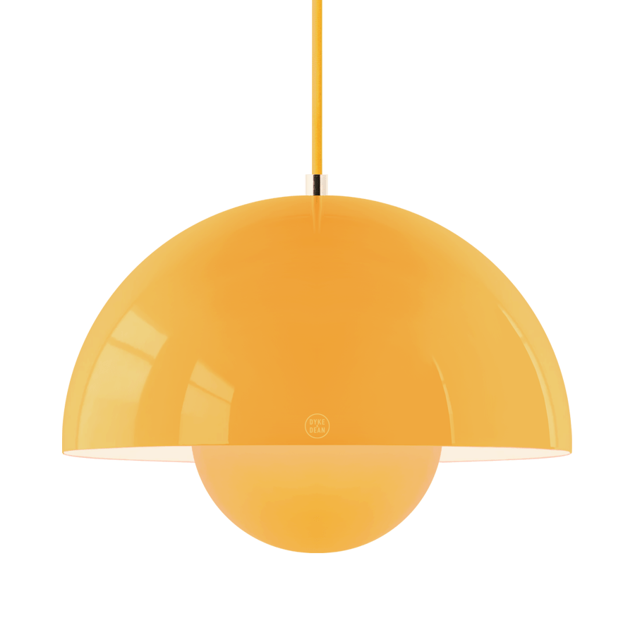 FLOWERPOT PENDANT LAMP MUSTARD - DYKE & DEAN