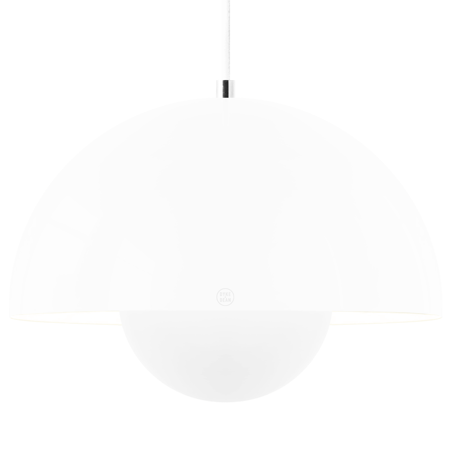 FLOWERPOT PENDANT LAMP WHITE - DYKE & DEAN