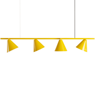 FORM CONE SHADE PENDANT BAR STRIP LIGHT MUSTARD - DYKE & DEAN