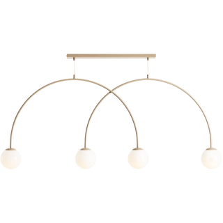 GLOBE HANGING CEILING LIGHT 4 BEIGE - DYKE & DEAN