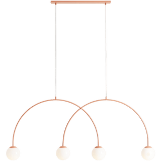 GLOBE HANGING CEILING LIGHT 4 CORAL - DYKE & DEAN