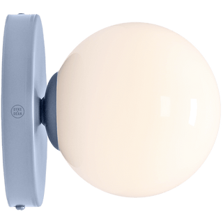 GLOBE OPAL WALL CEILING LIGHT DUSTY BLUE - DYKE & DEAN