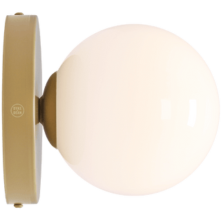 GLOBE OPAL WALL CEILING LIGHT KHAKI - DYKE & DEAN