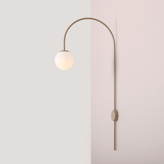 GLOBE WALL HANGING LIGHT BAR BEIGE - DYKE & DEAN