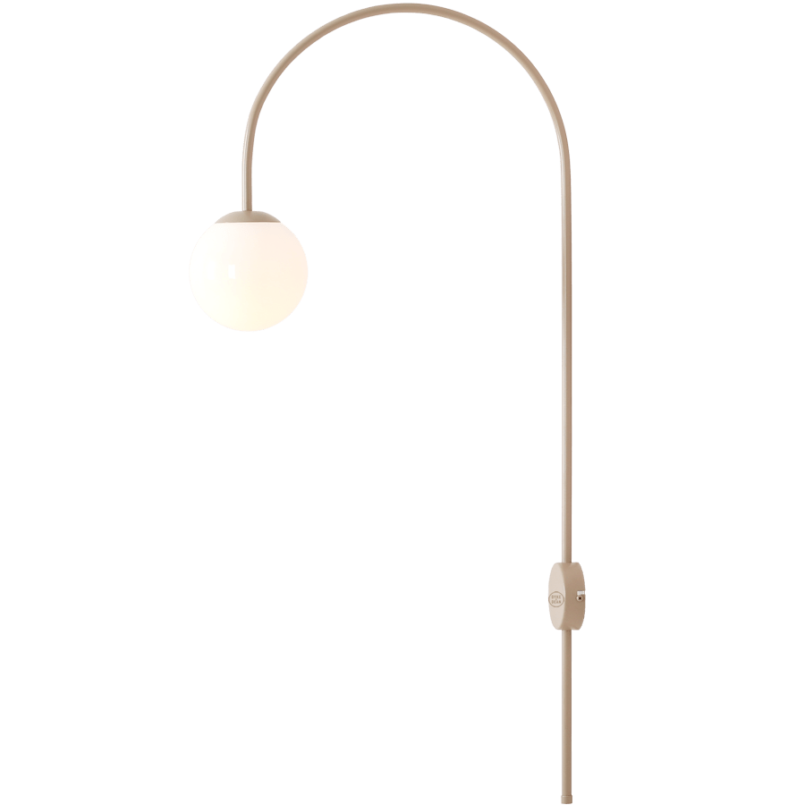 GLOBE WALL HANGING LIGHT BAR BEIGE - DYKE & DEAN